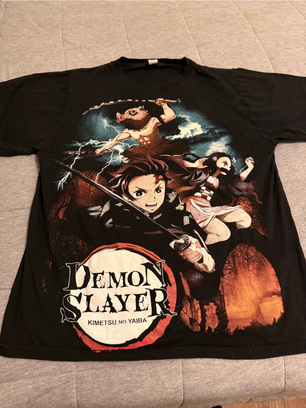 Demon Slayer Black Graphic